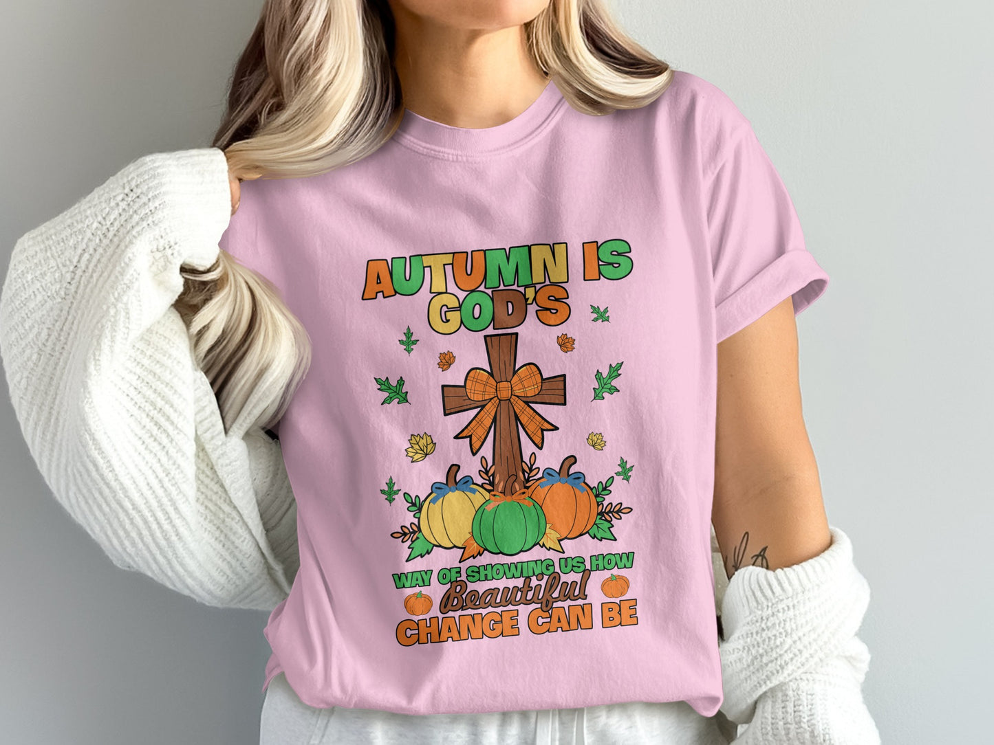 Autumn Is God's Beautiful Change Can Be Shirt