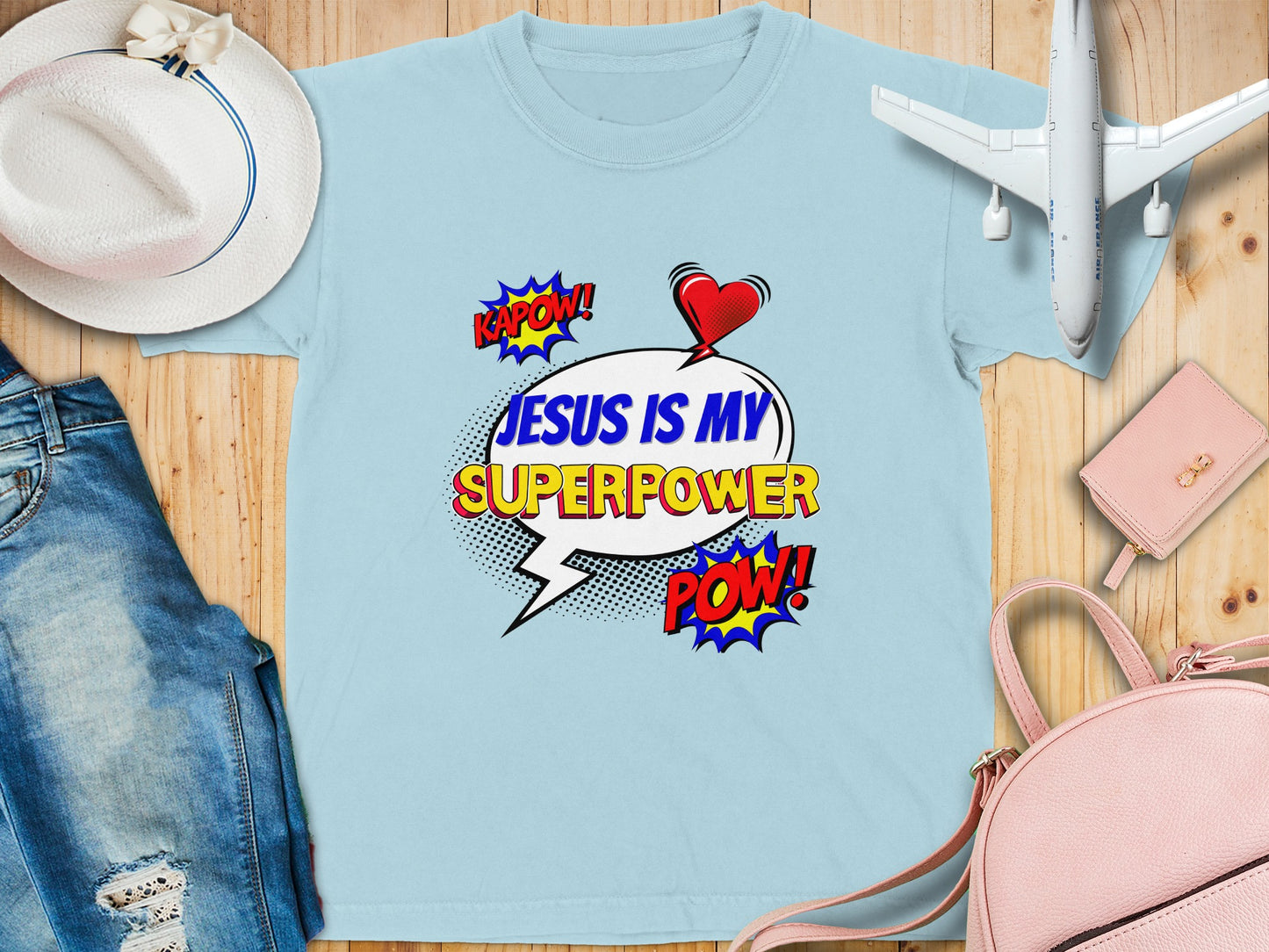 Jesus Is My Superpower Graphic T-Shirt Product