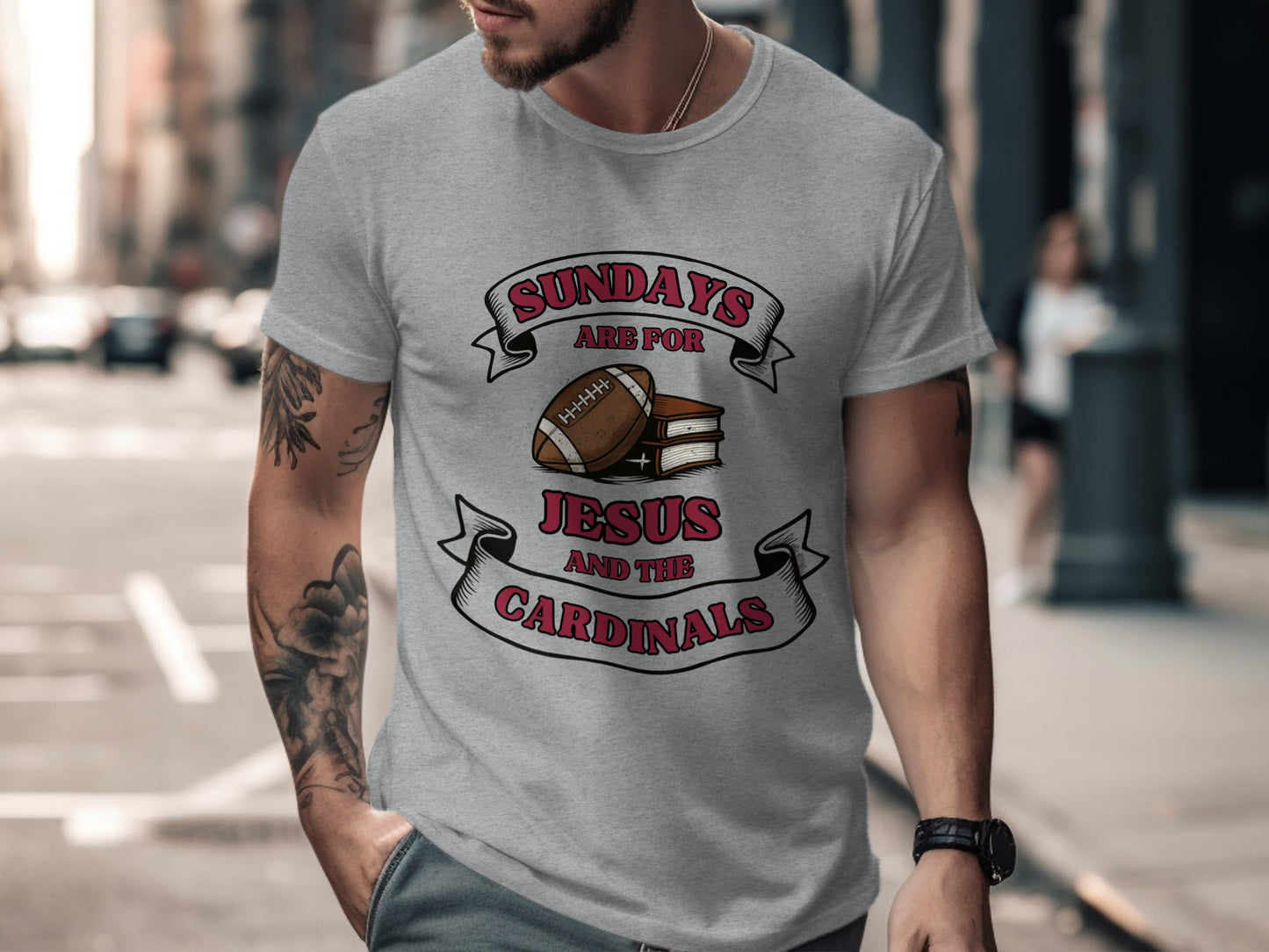 Sundays Are For Jesus And The Cardinals T-shirt product