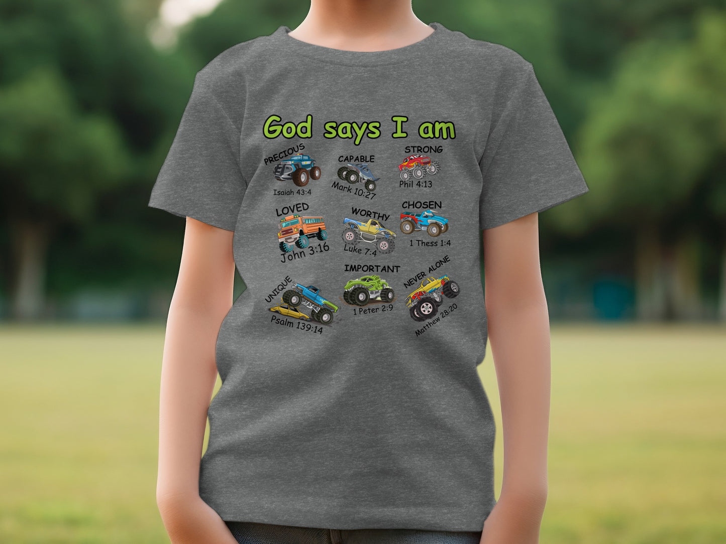 God Says I Am Graphic Kids T-Shirt