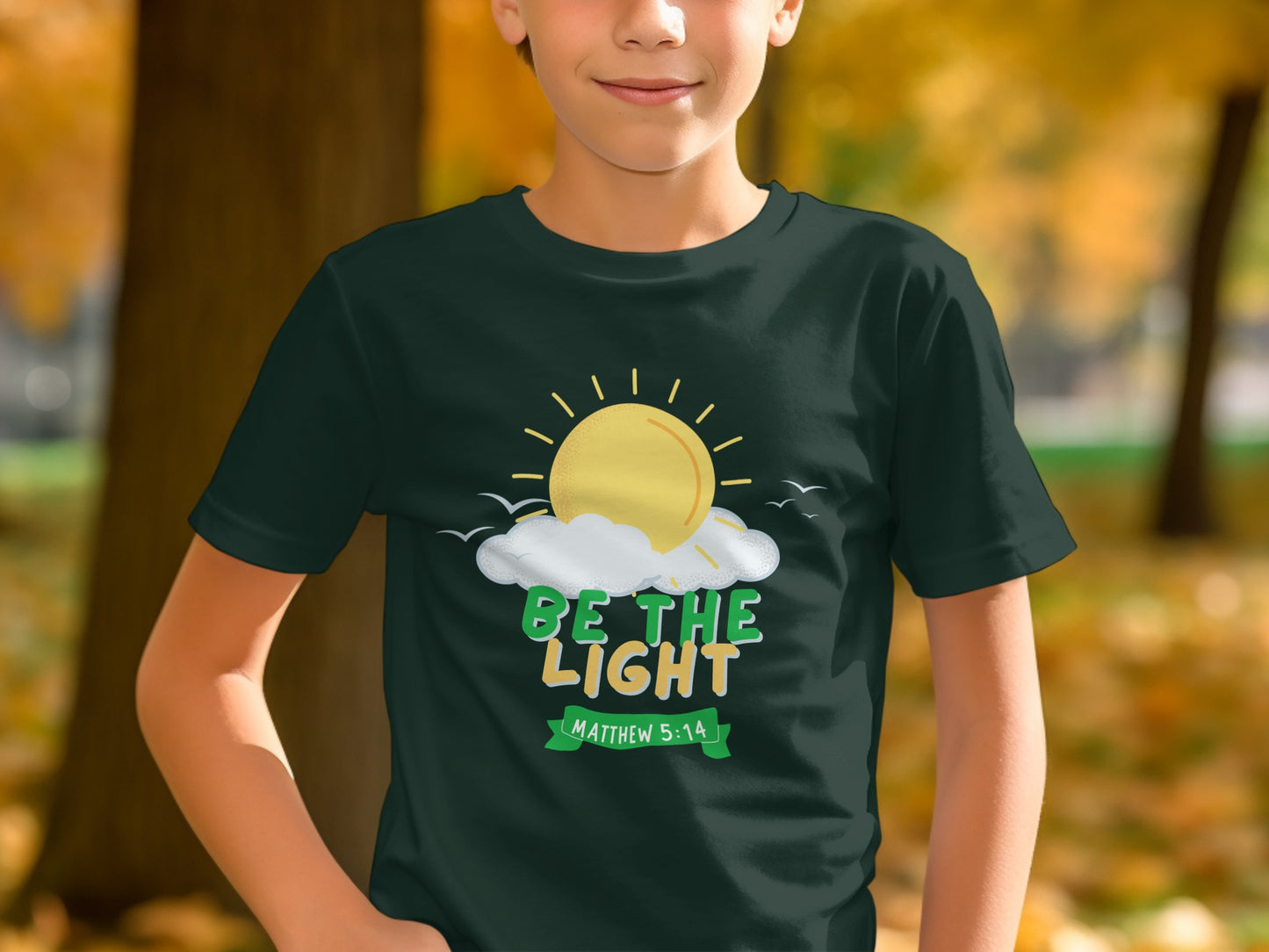 Be The Light Matthew 5:14 Inspirational Shirt Product