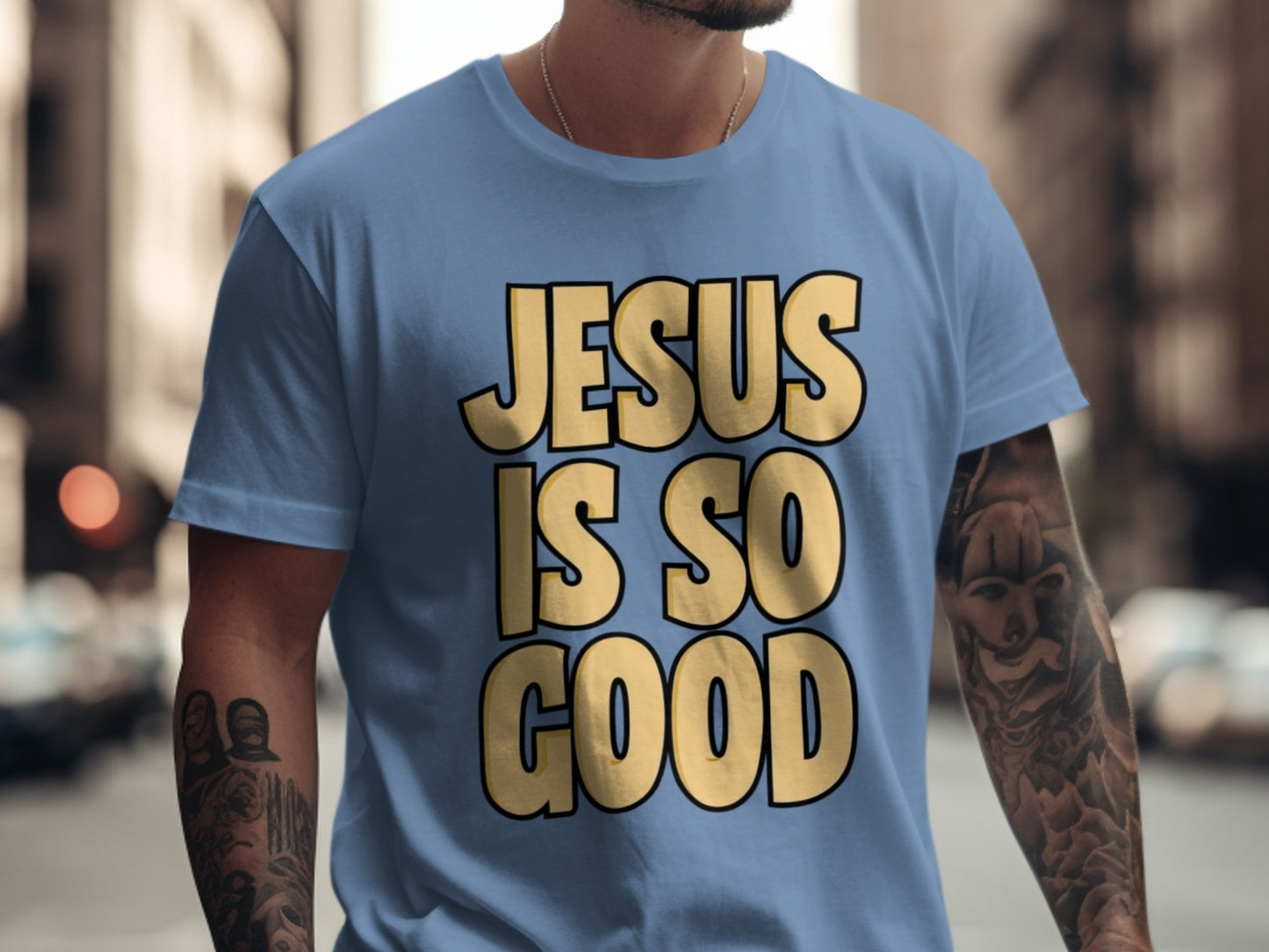 Bold JESUS IS SO GOOD Statement T-shirt