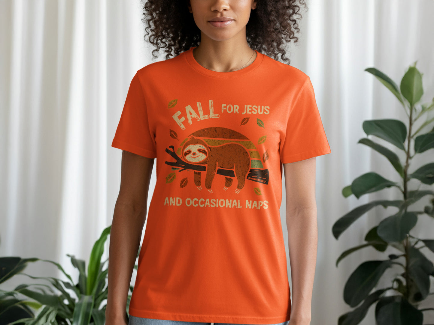 Fall for Jesus and Occasional Naps T-shirt
