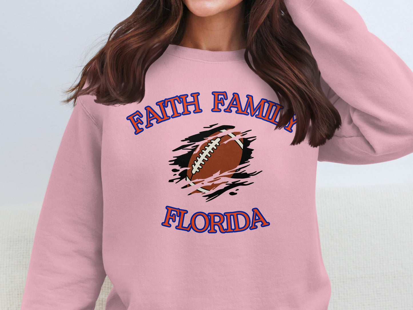 Faith Family Florida Football Sweatshirt product