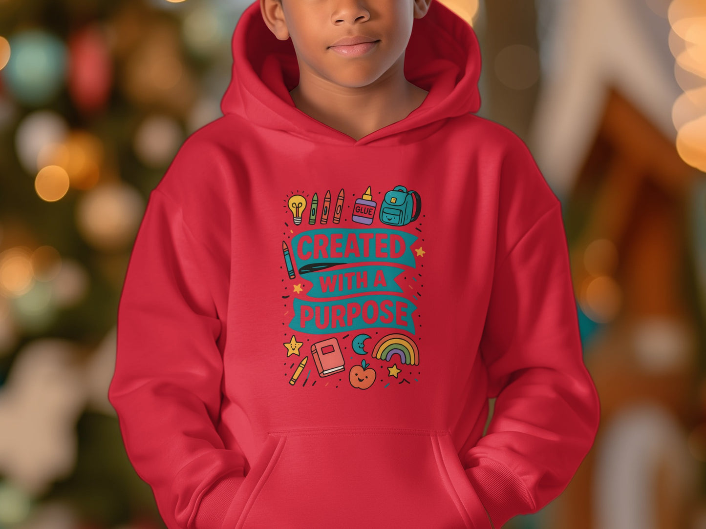 Created With A Purpose Hoodie ideal for festive season