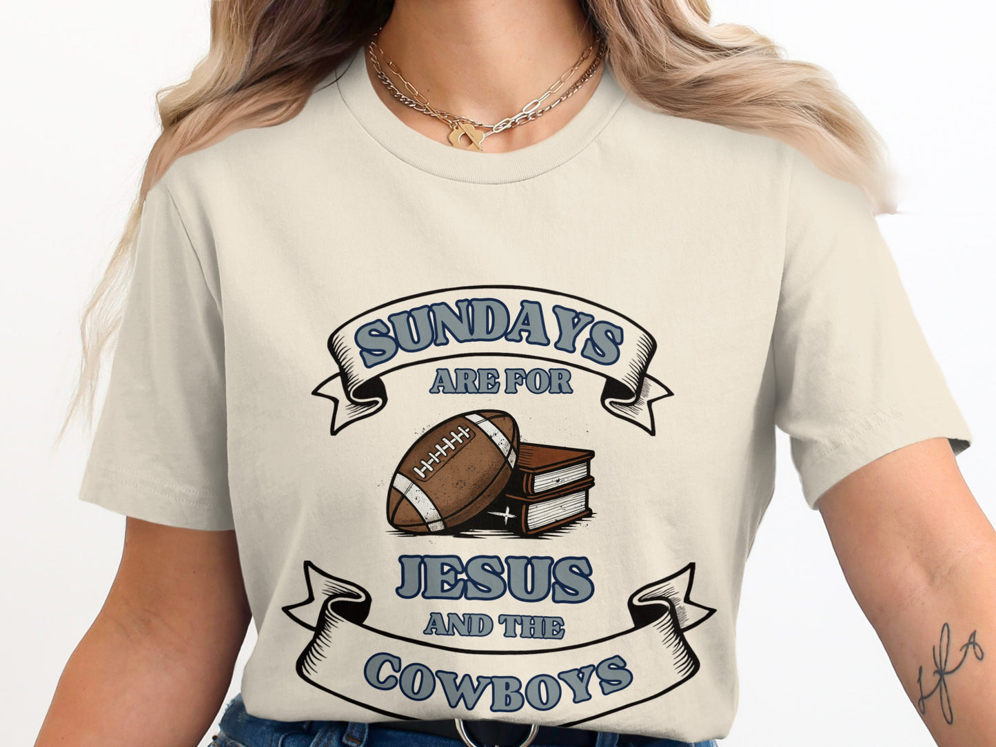 Sundays Are For Jesus And The Cowboys Shirt
