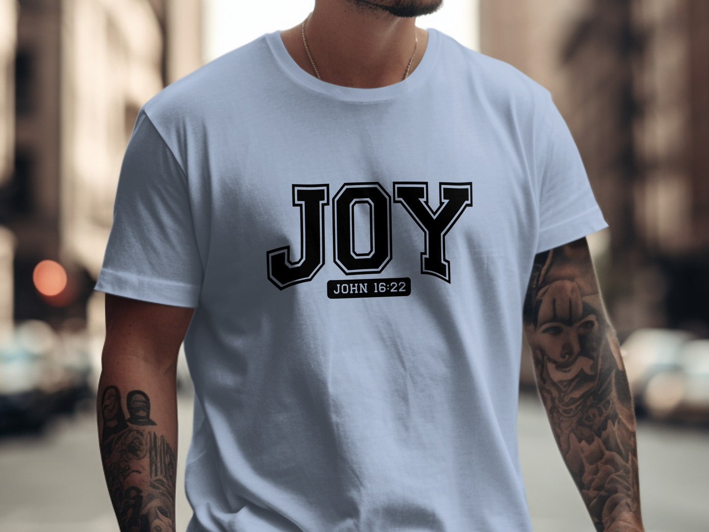 Joy Reference John 16:22 Urban Street Style Shirt