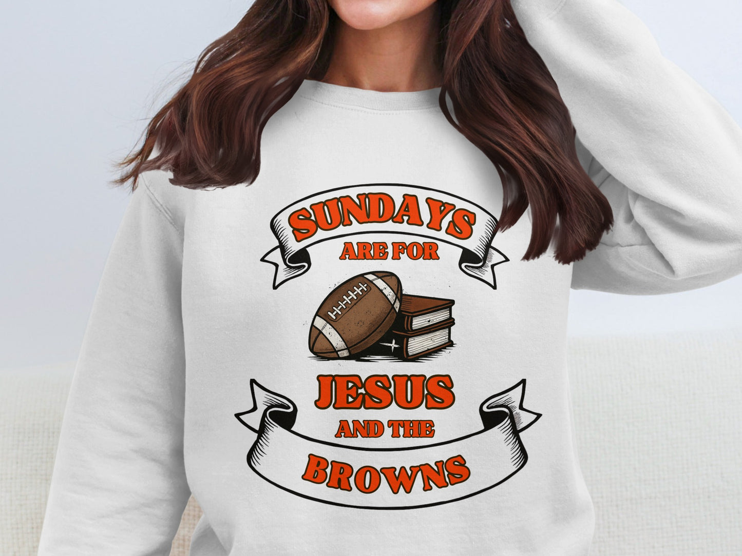 Sundays Are For Jesus And The Browns Sweatshirt product