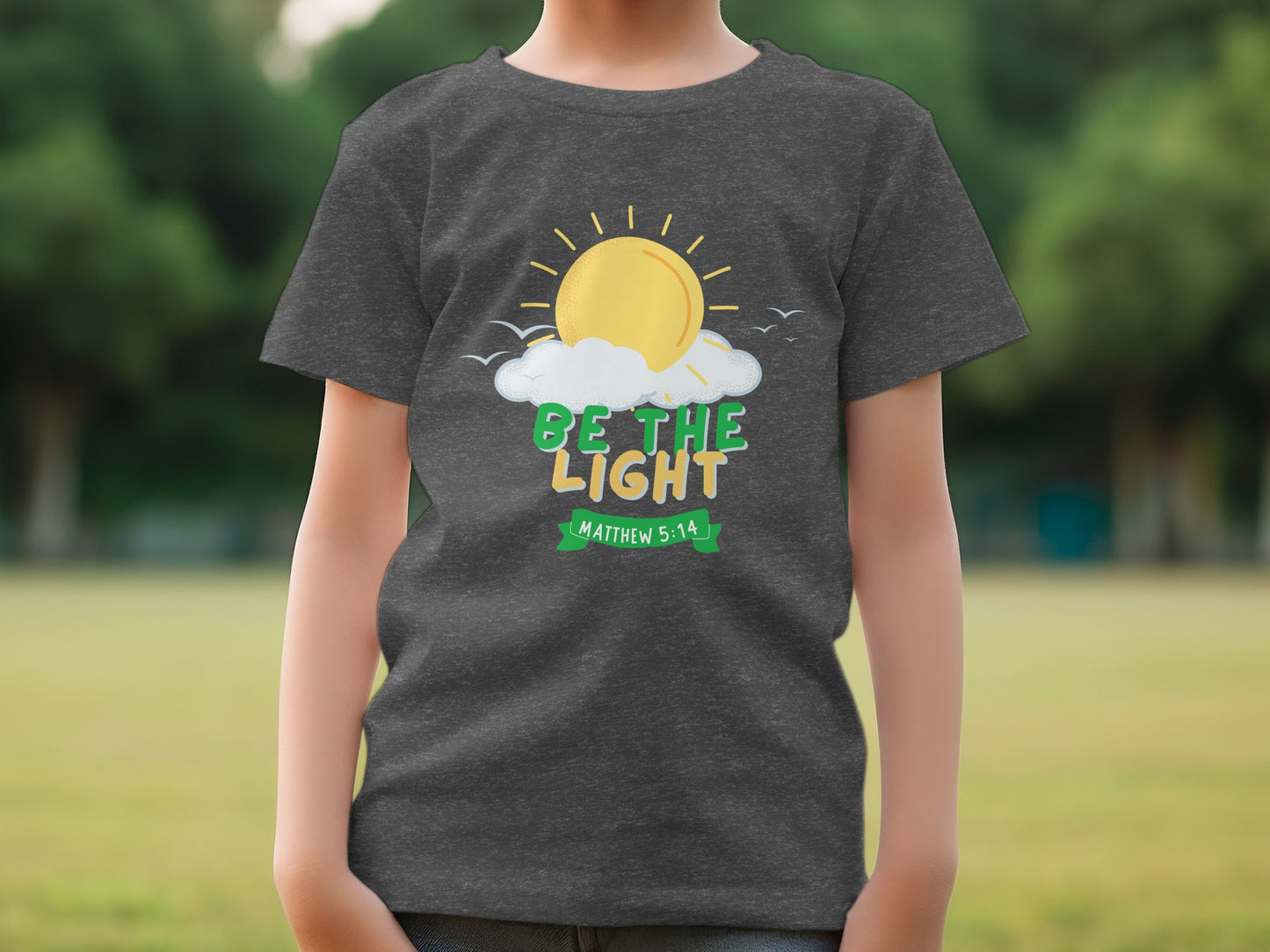 Be The Light Matthew 5:14 Inspirational T-Shirt