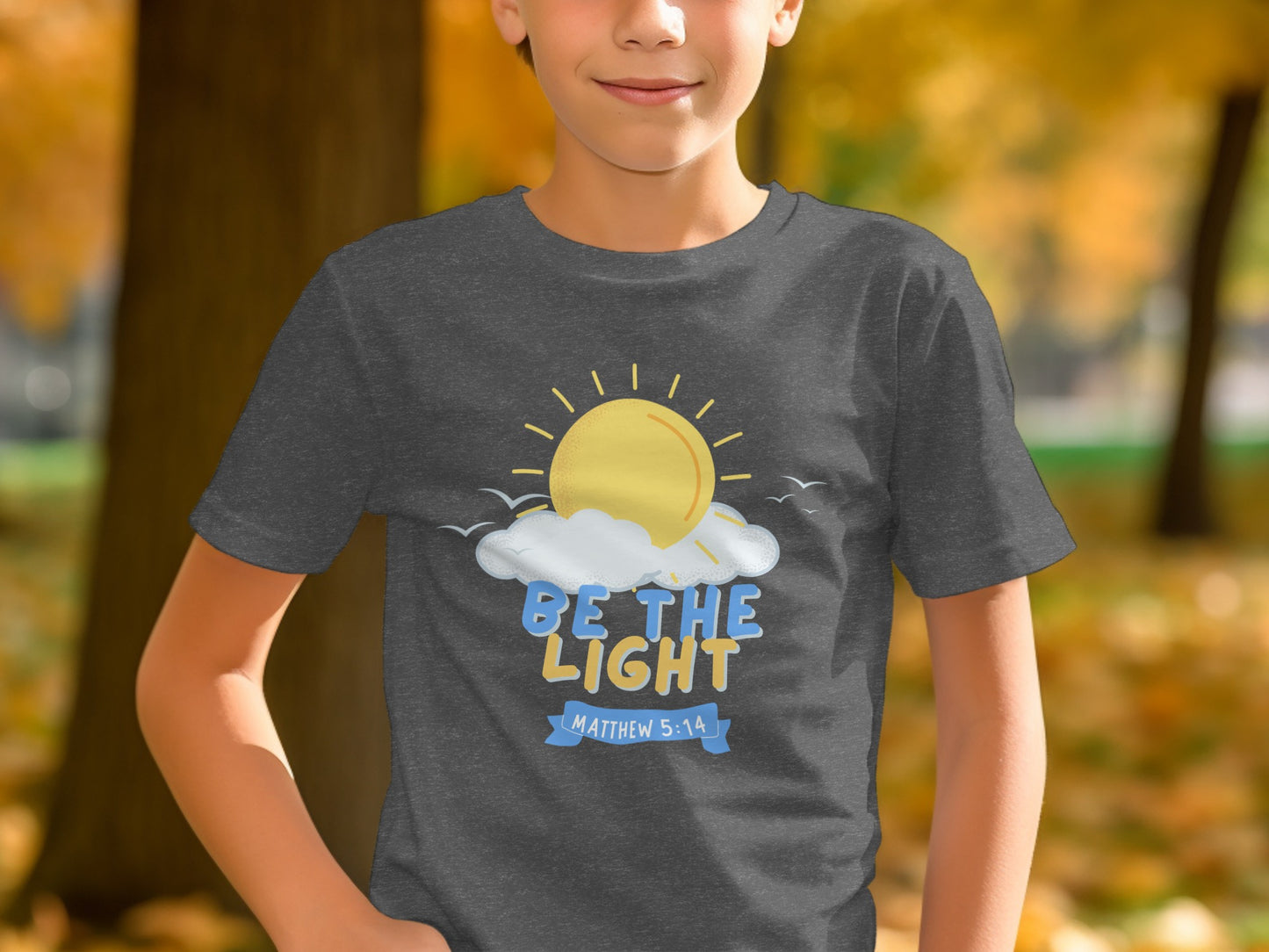Be the Light Matthew 5:14 Inspirational T-Shirt
