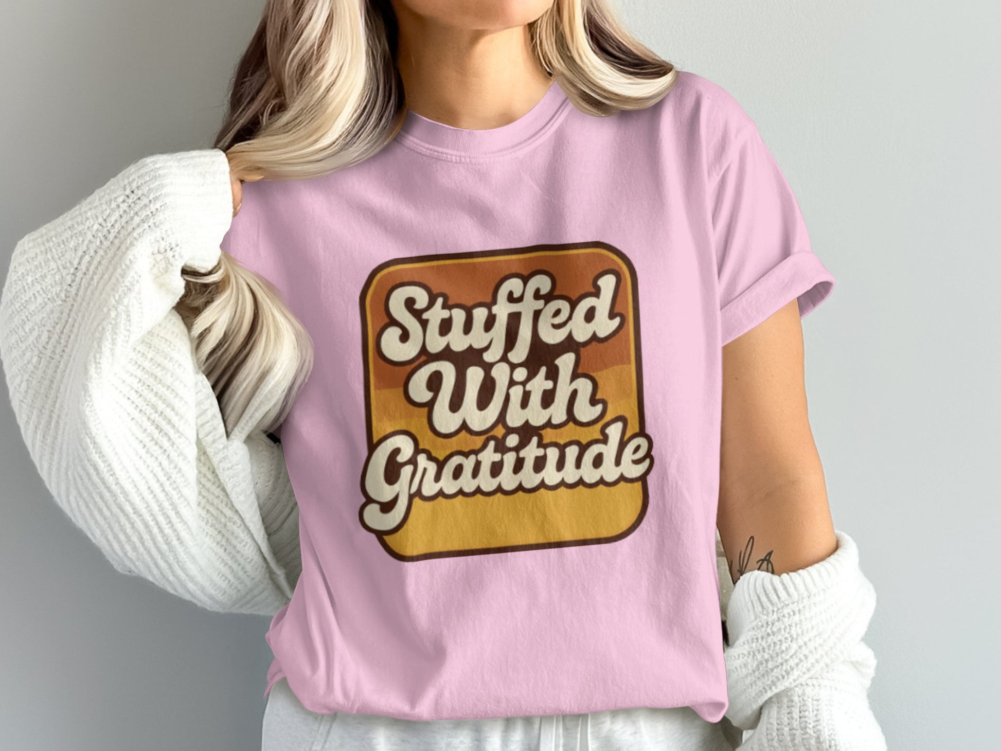 Stuffed With Gratitude Graphic T-Shirt