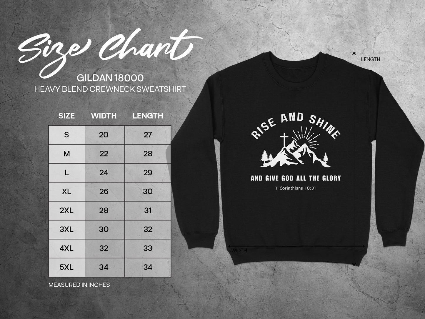 Rise and Shine And Give God All The Glory Sweatshirt product