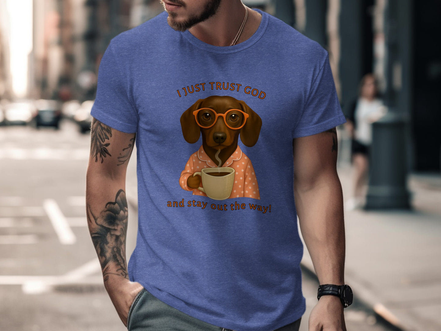 I Just Trust God Stay Out The Way Dog T-shirt
