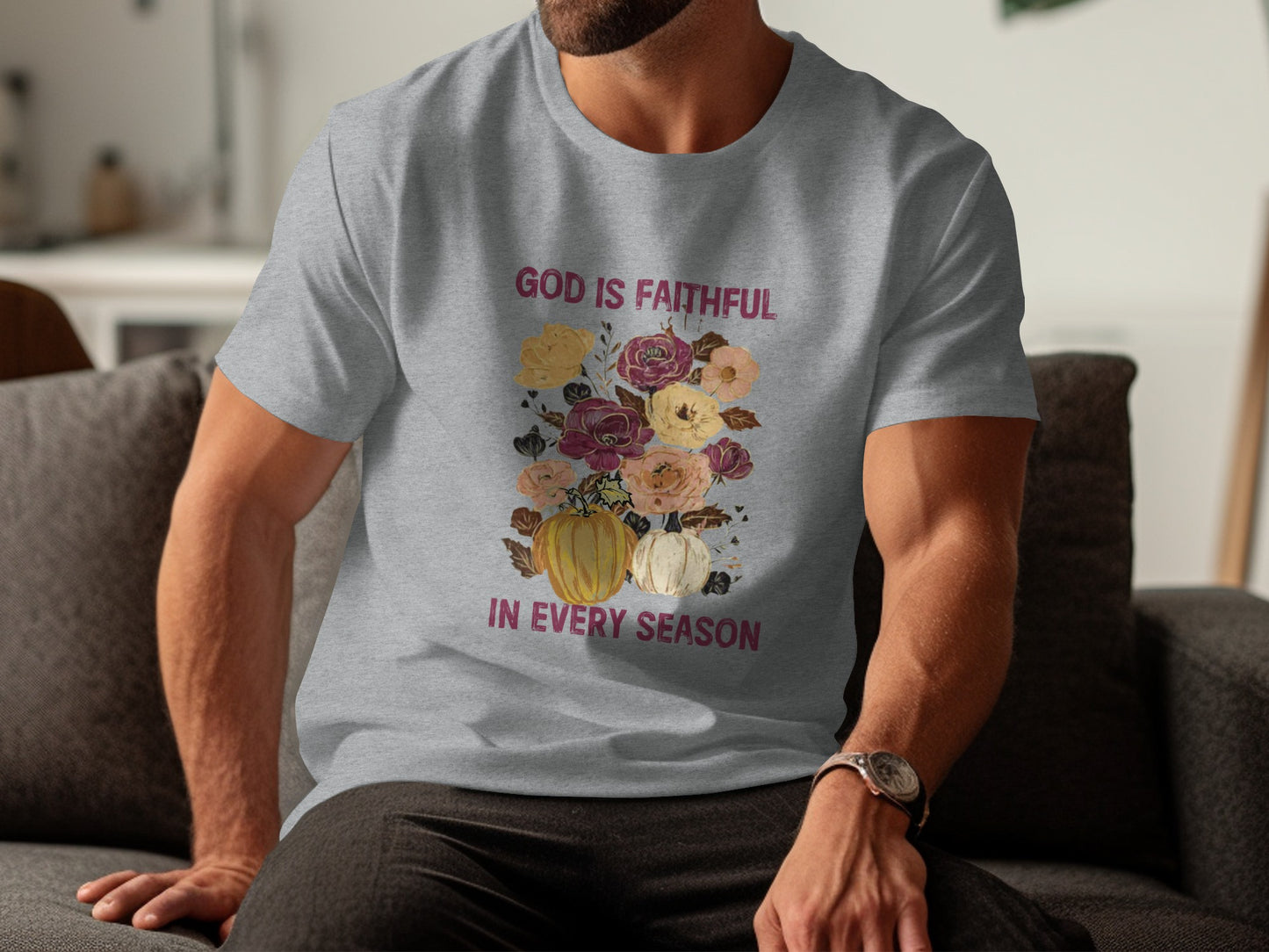 God Is Faithful In Every Season Graphic Tee