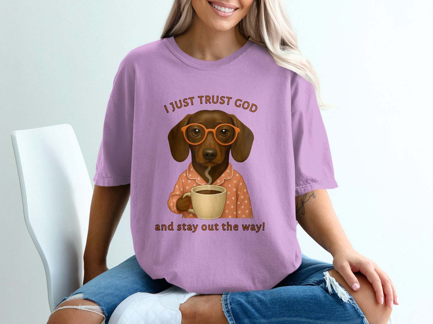 I Just Trust God and Stay Out the Way T-Shirt