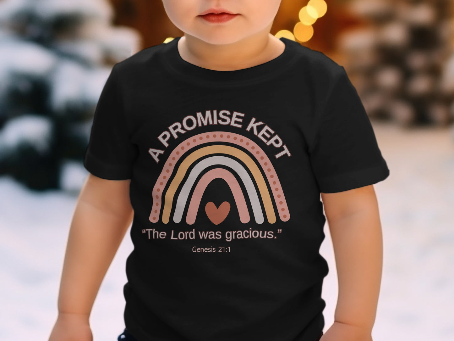 A Promise Kept The Lord Was Gracious Rainbow T-shirt