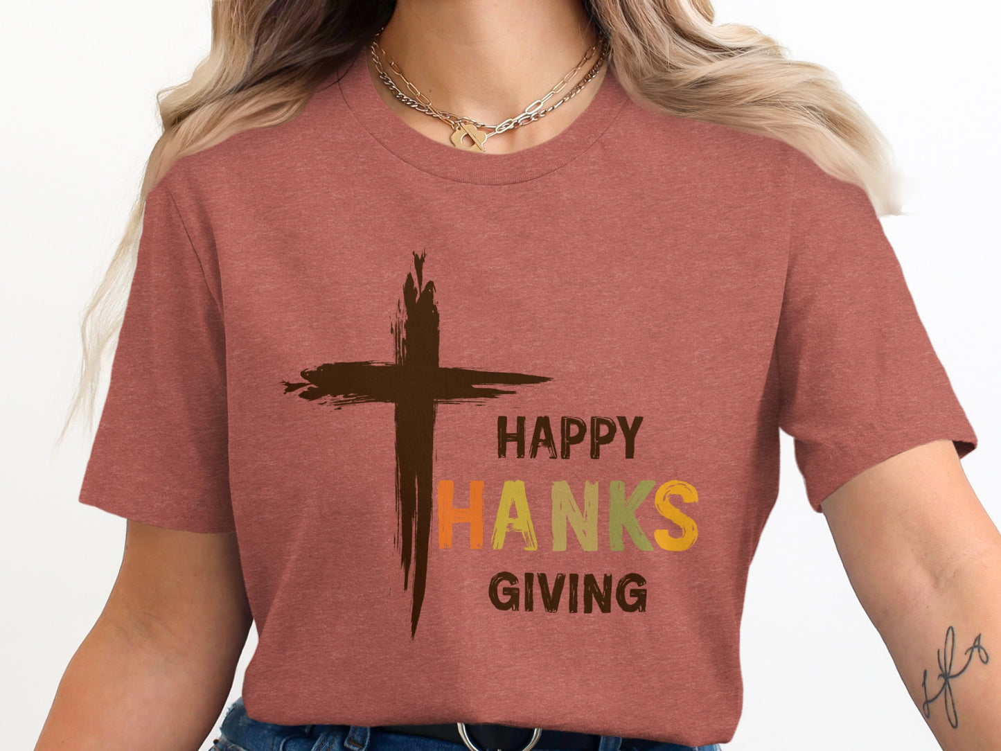 Happy Thanksgiving Graphic Tee Shirt
