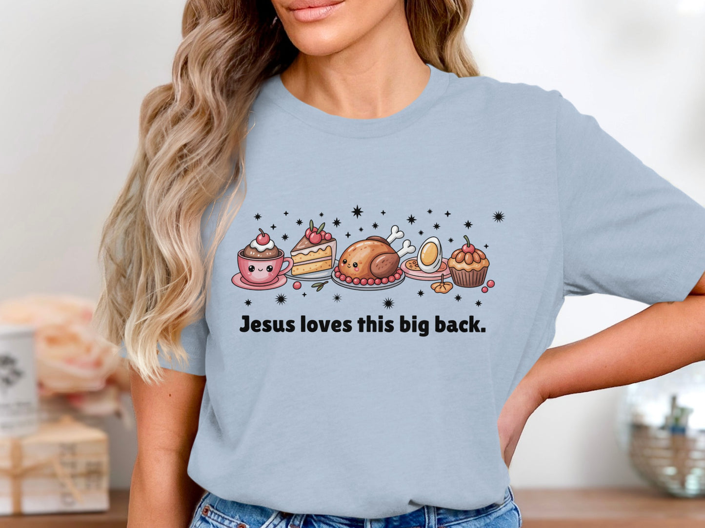 Jesus Loves This Big Back tee shirt