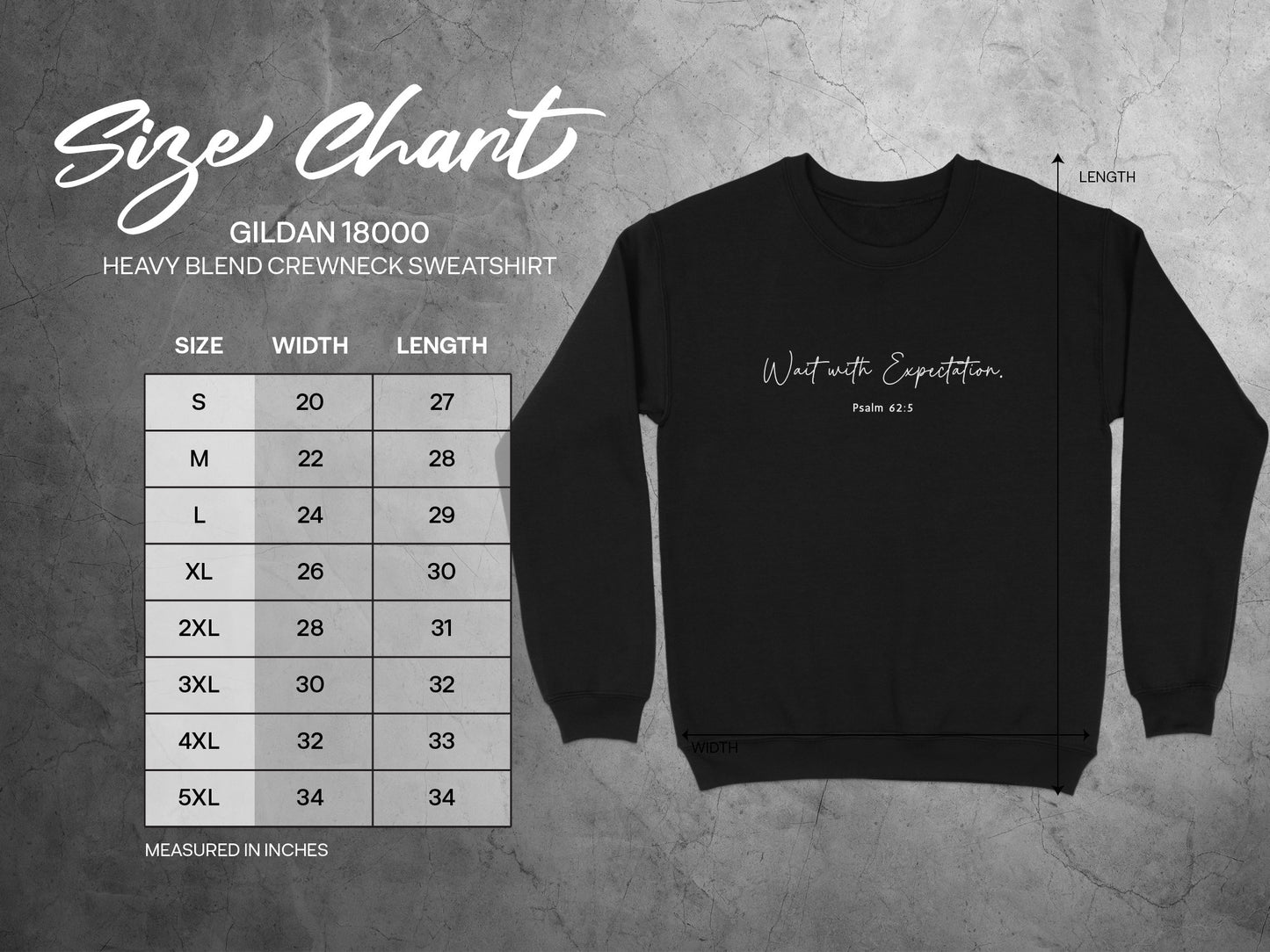 What Not Expectation Psalm 62 5 Crewneck Sweatshirt product