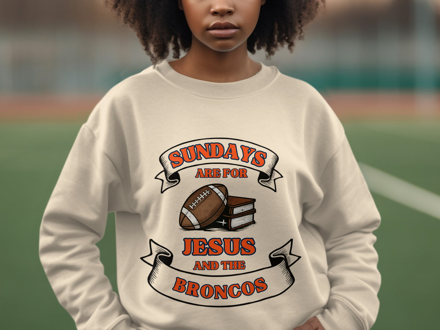 Sundays are for Jesus and the Broncos product type