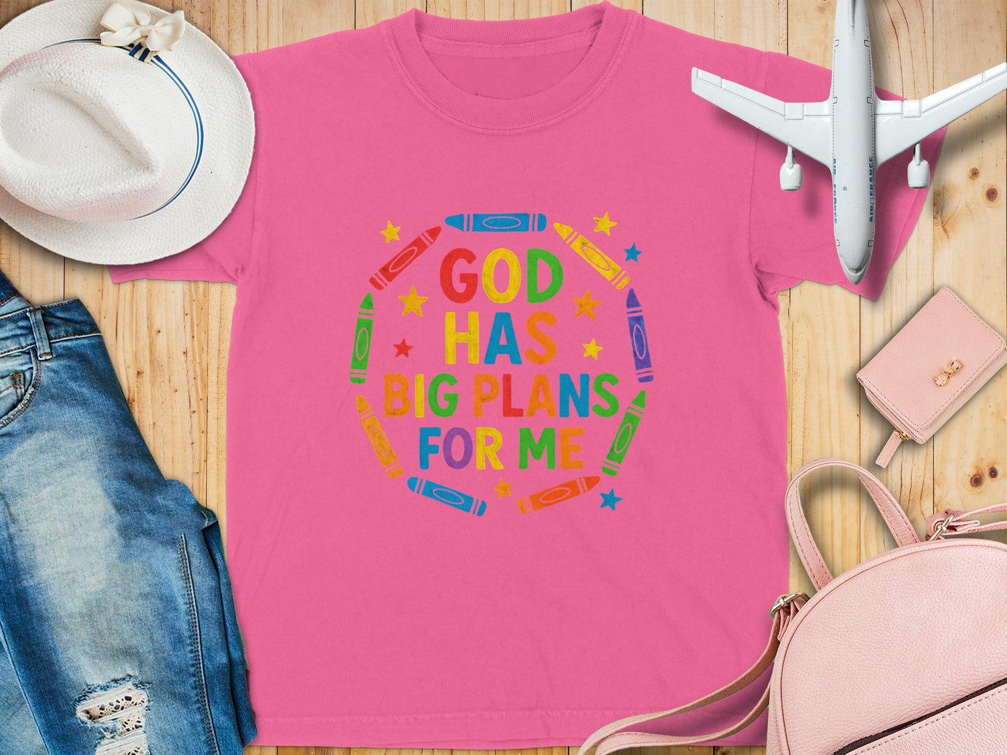 God Has Big Plans For Me Inspirational Apparel Product