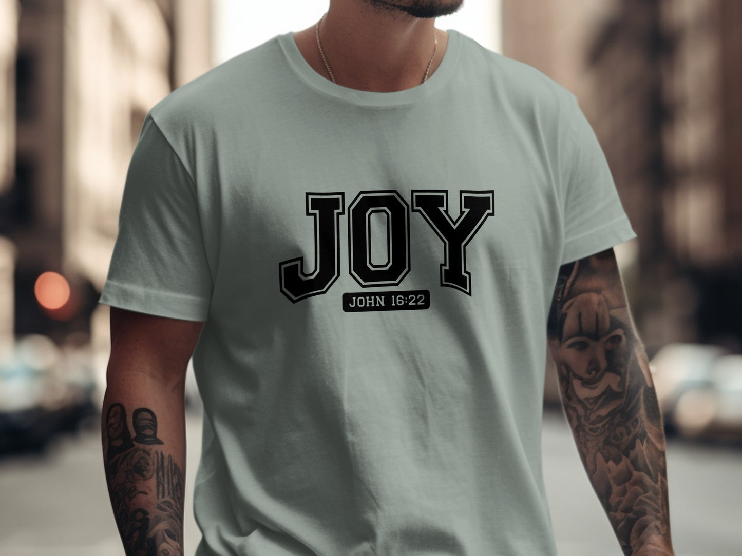 Uplifting JOY John 16:22 Graphic Inspirational Top