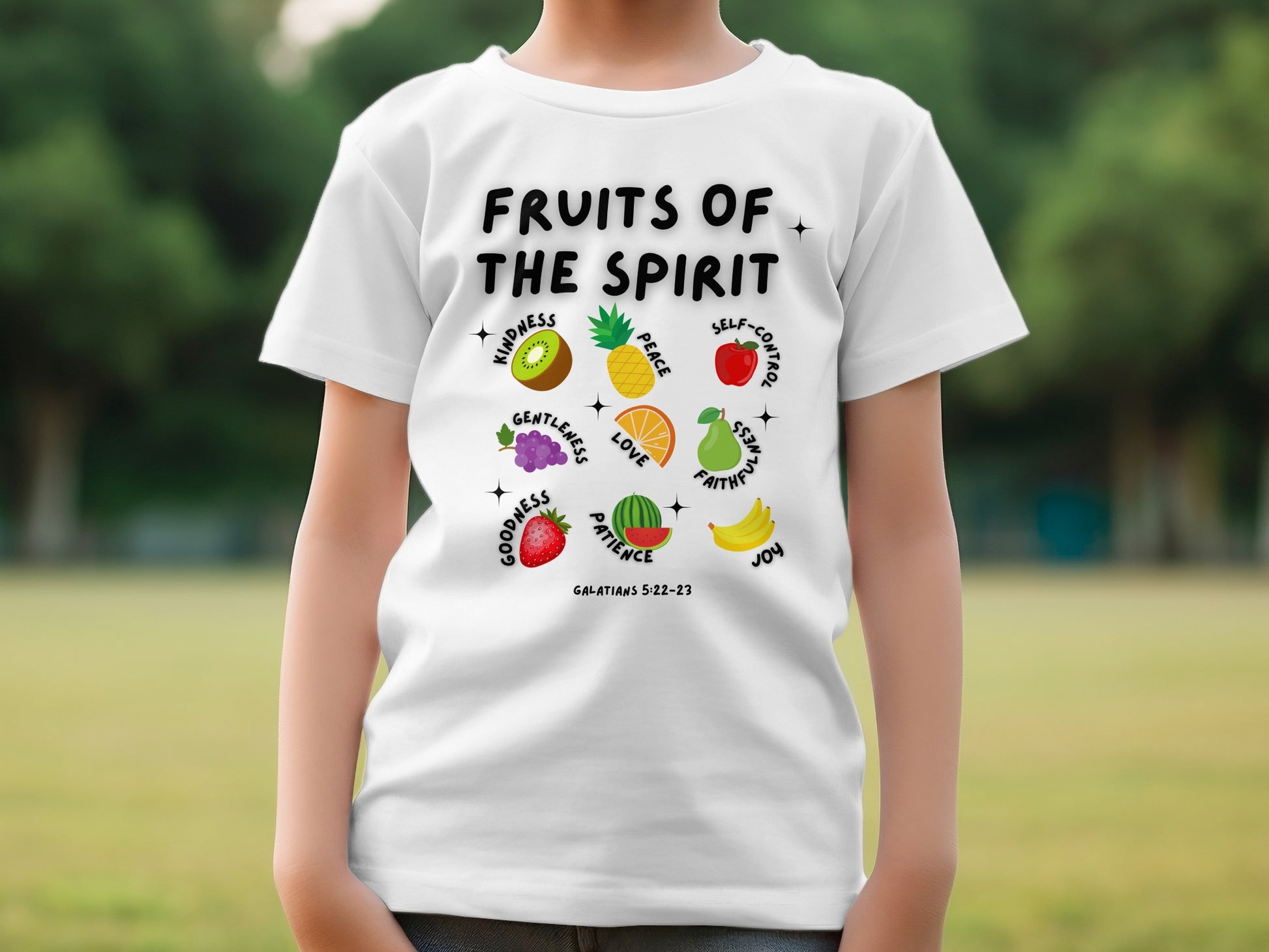 Fruits of the Spirit Kid's Graphic T-shirt Christian