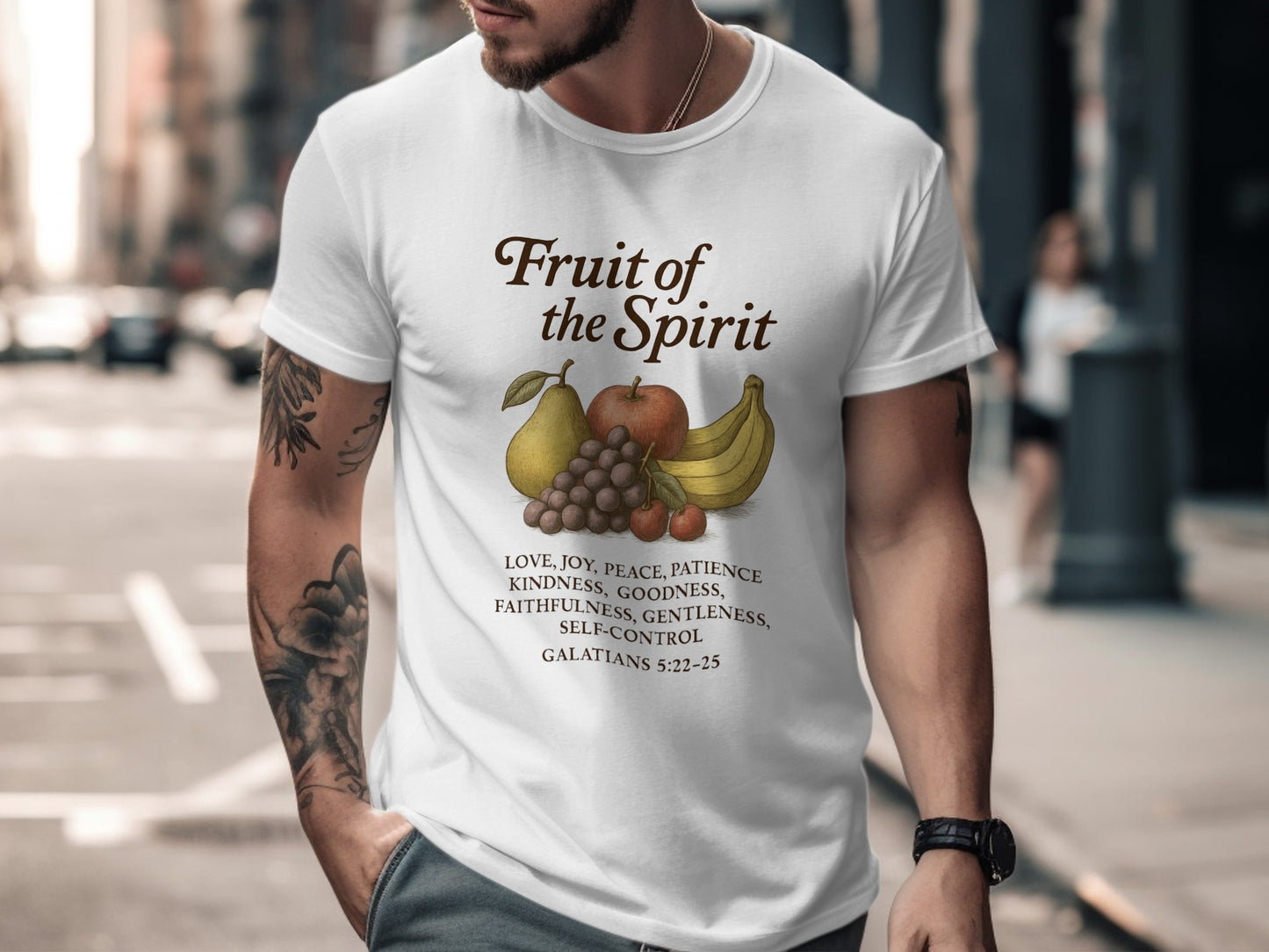 Fruit of the Spirit illustrated t-shirt product
