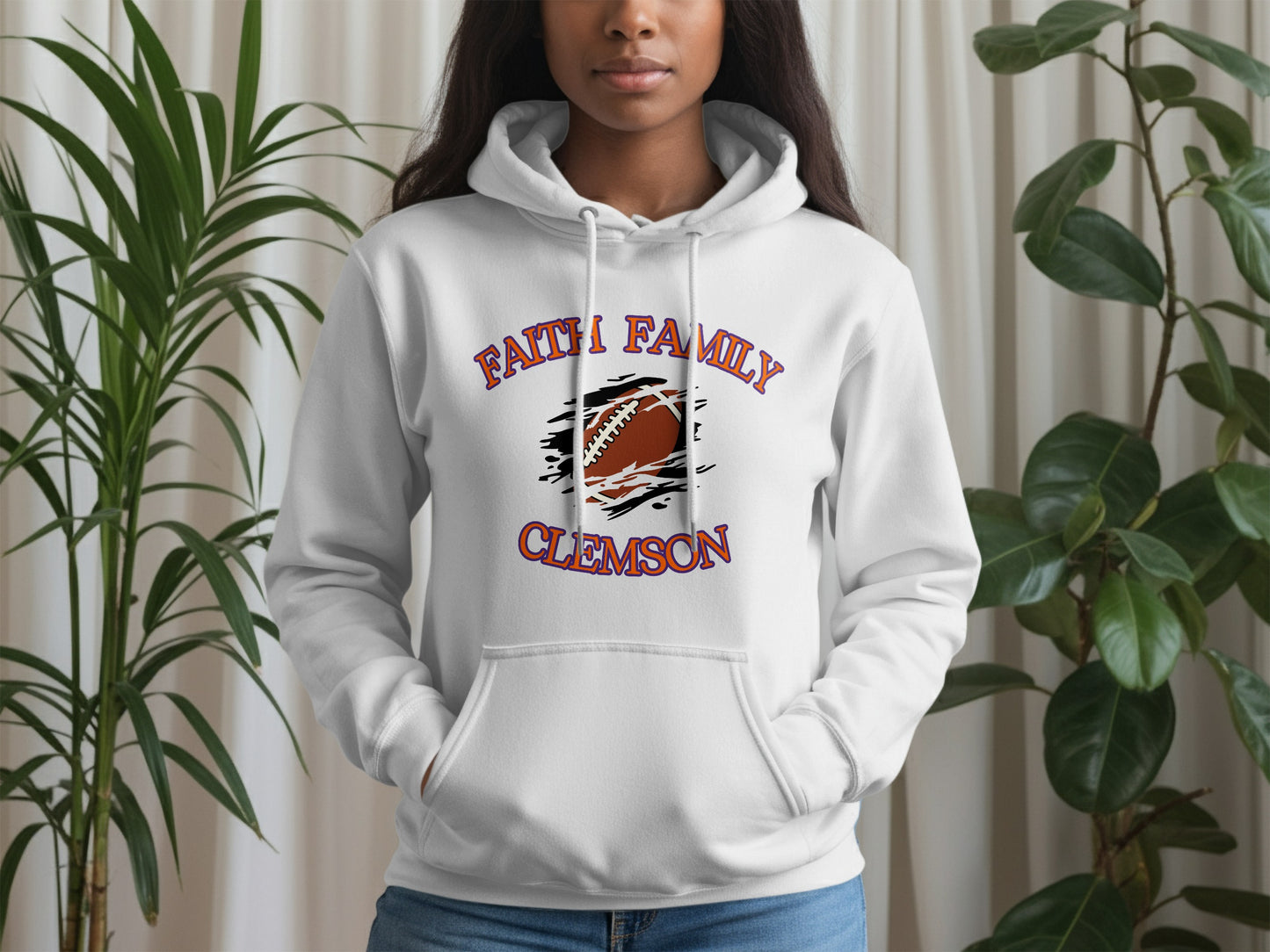 Faith Family Clemson Printed Hoodie product