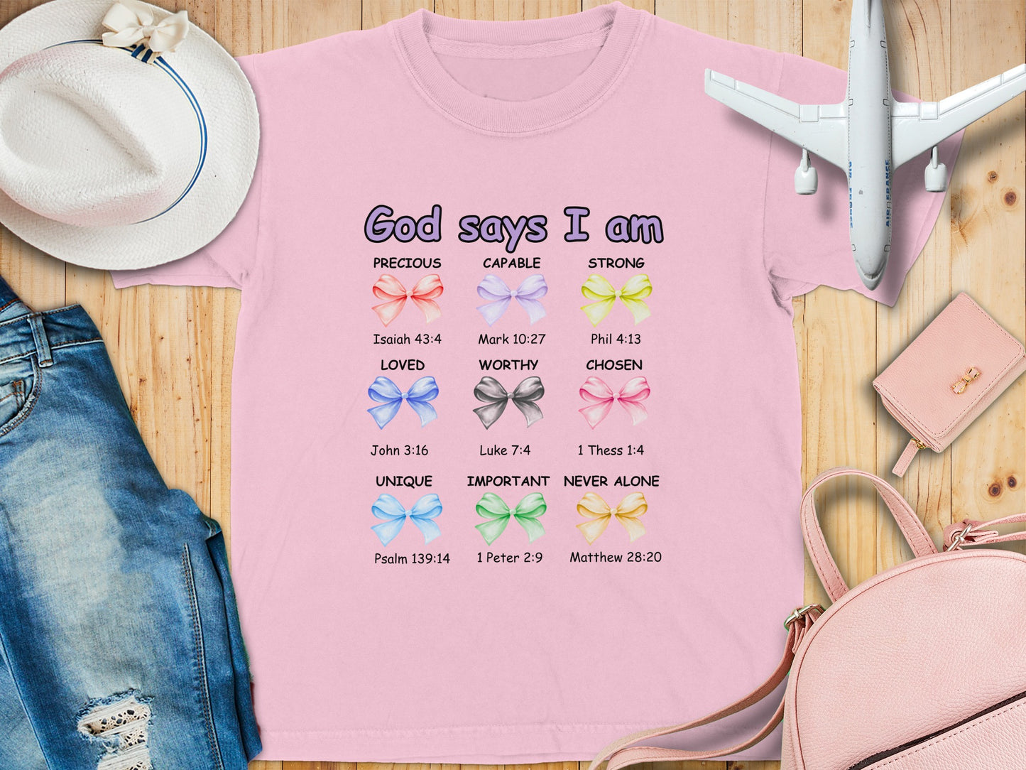 Inspirational God Says I Am Women's T-shirt