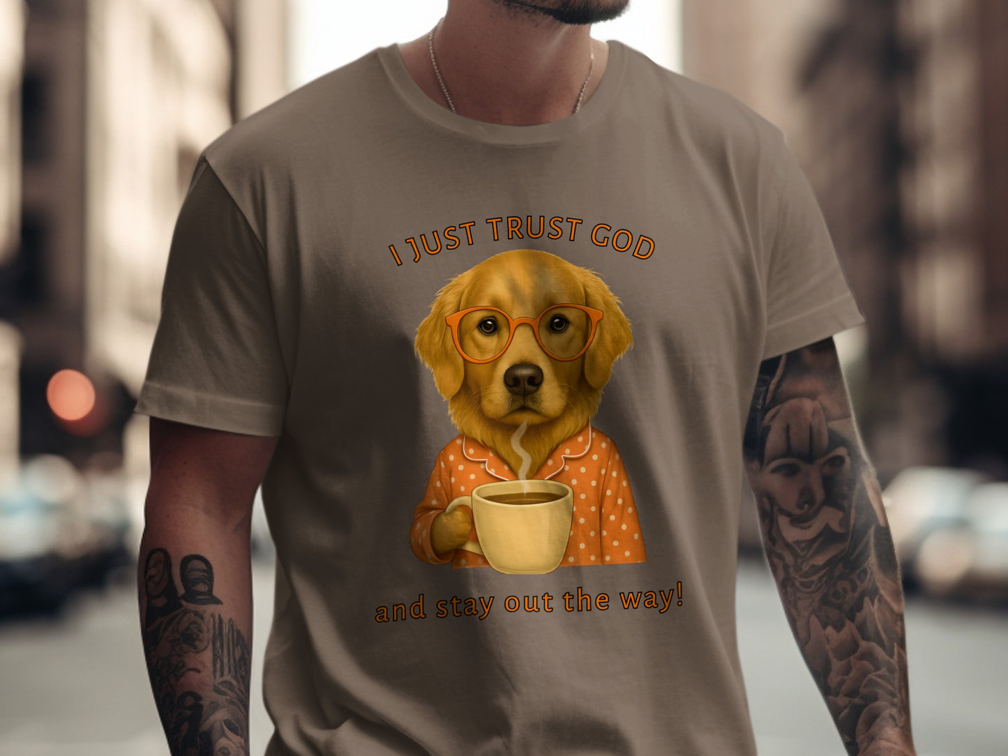 I Just Trust God and Stay Out the Way T-Shirt