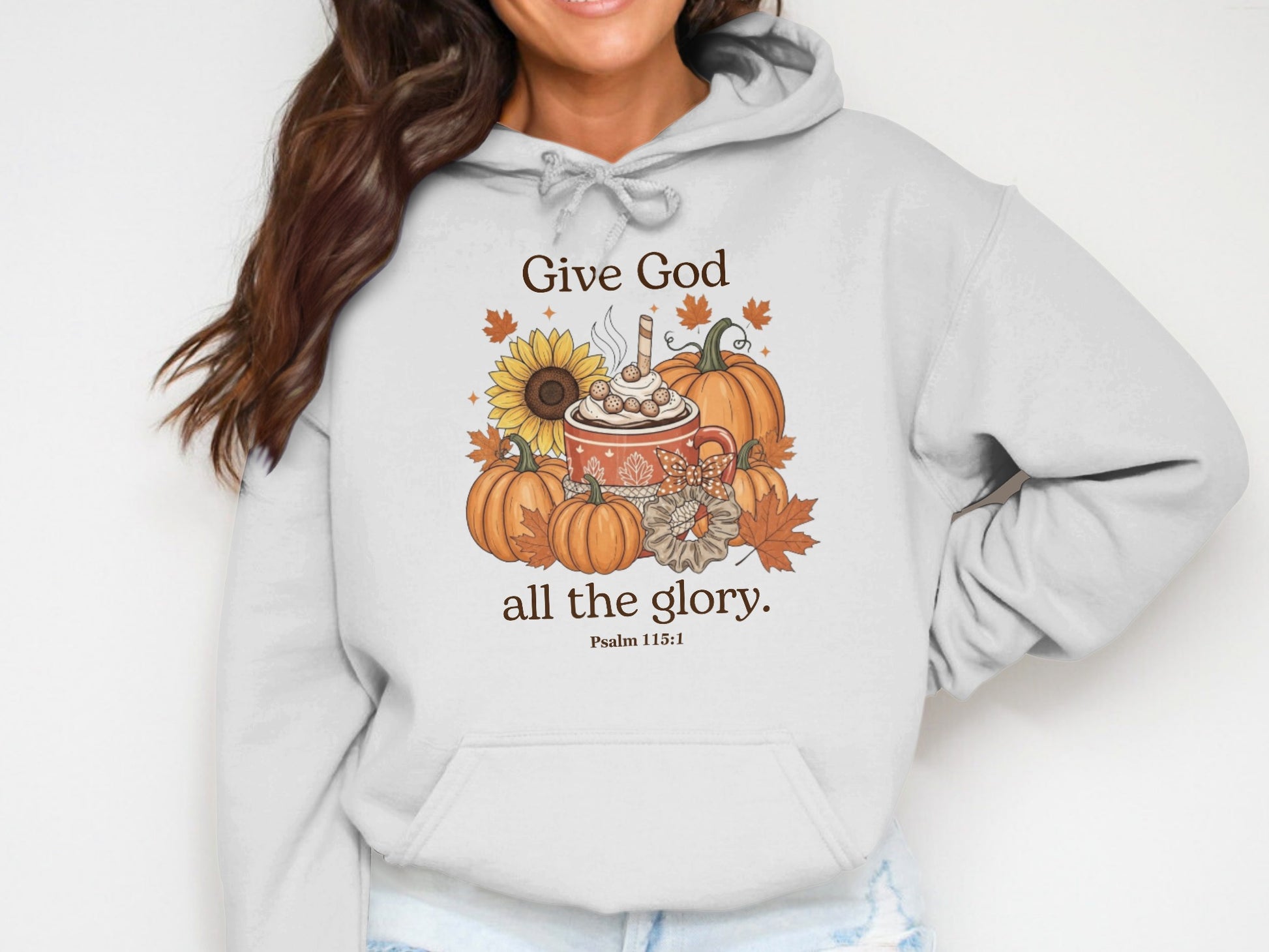 Give God All The Glory Cozy Autumn Hoodie