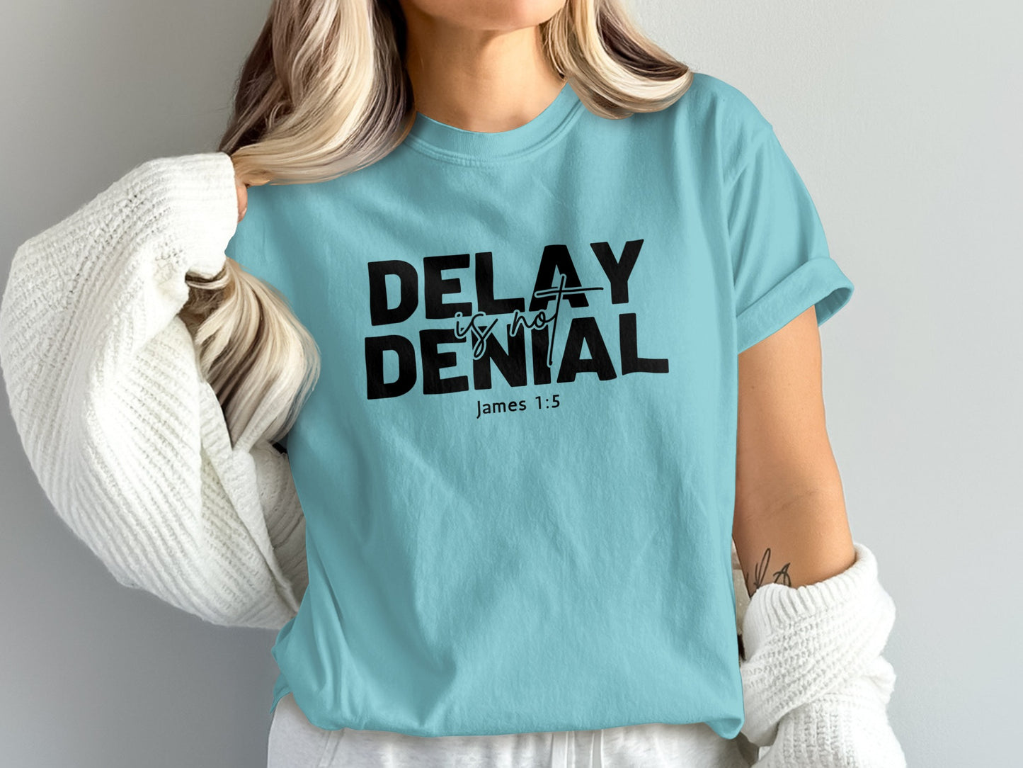 Delay Is Not Denial James 1:5 Shirt product type