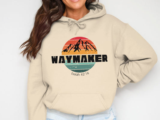 Waymaker Isaiah 42 16 Retro Hoodie product