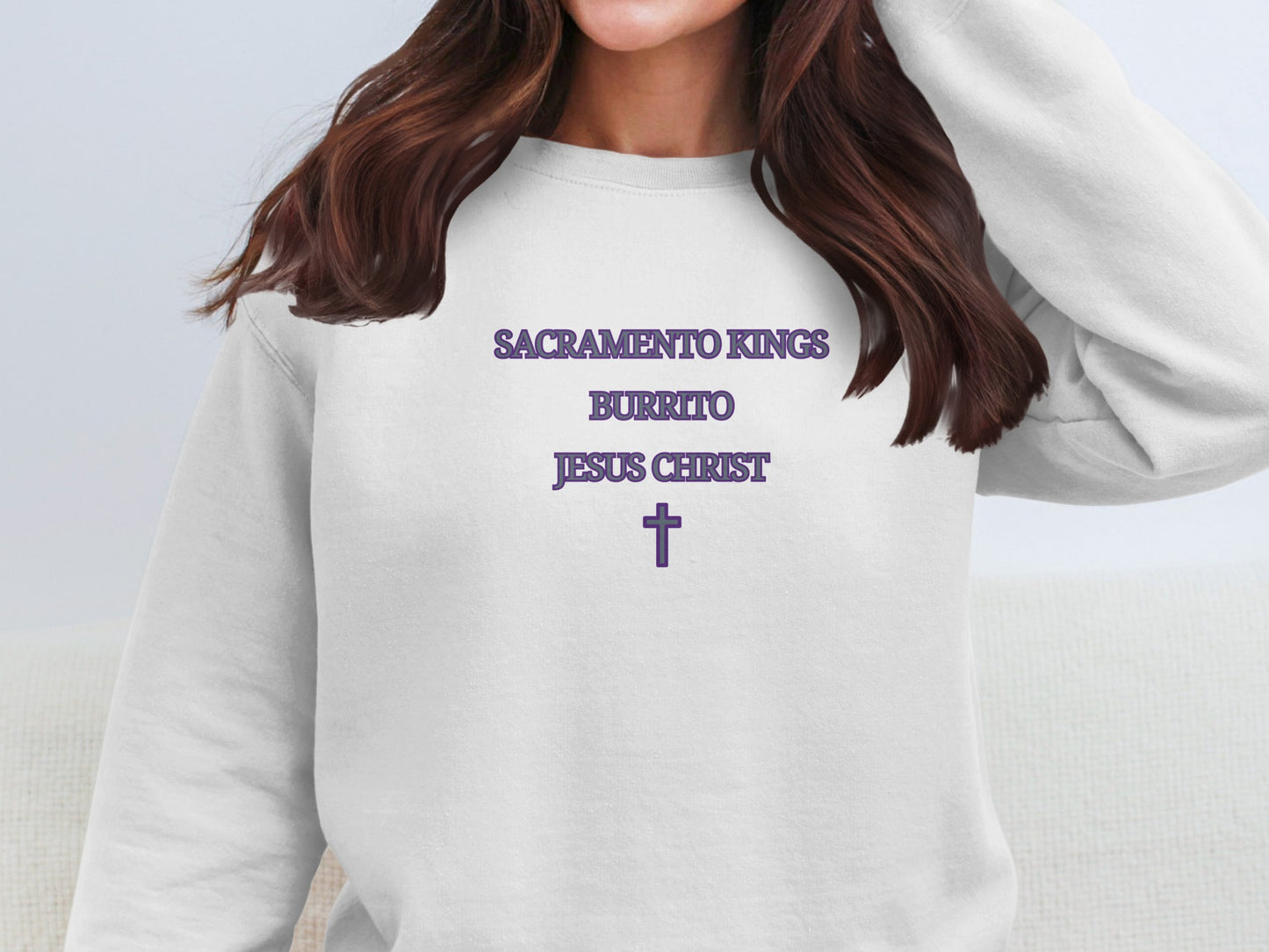 Sacramento Kings Burrito Jesus Christ Sweatshirt