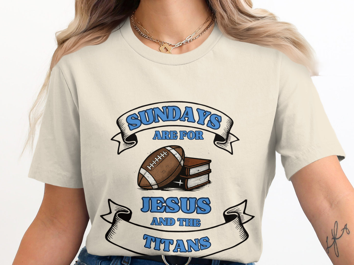 Sundays Are For Jesus And The Titans T-Shirt Product