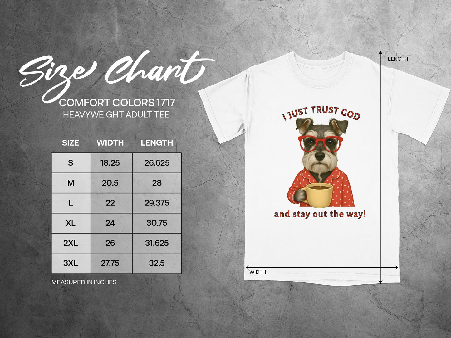 I Just Trust God and Stay Out the Way Tee