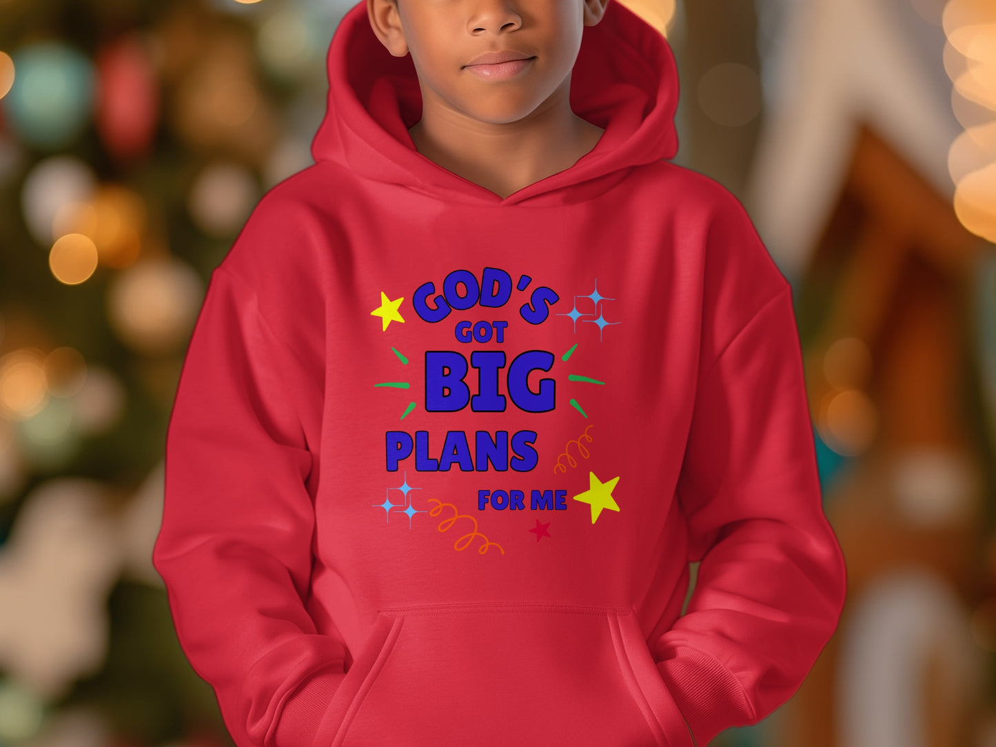 God's Got Big Plans for Me Printed Hoodie