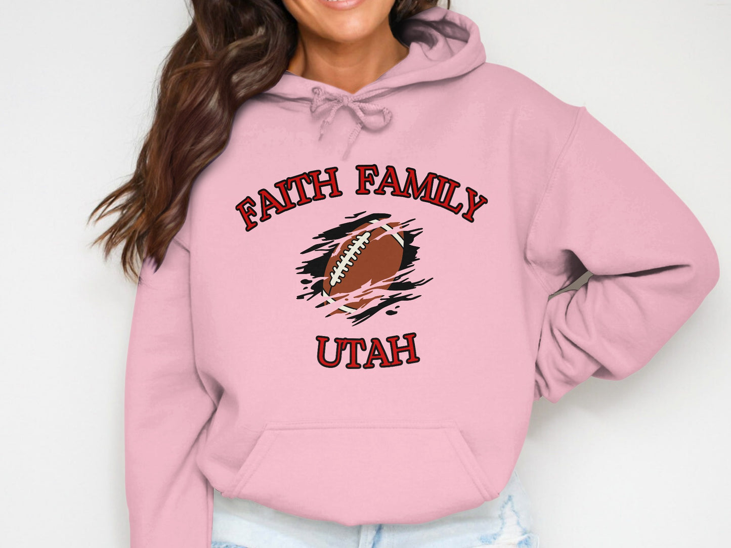 Faith Family Utah Football Hoodie product