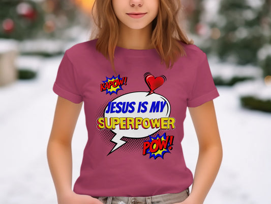 Jesus is My Superpower Graphic T-Shirt
