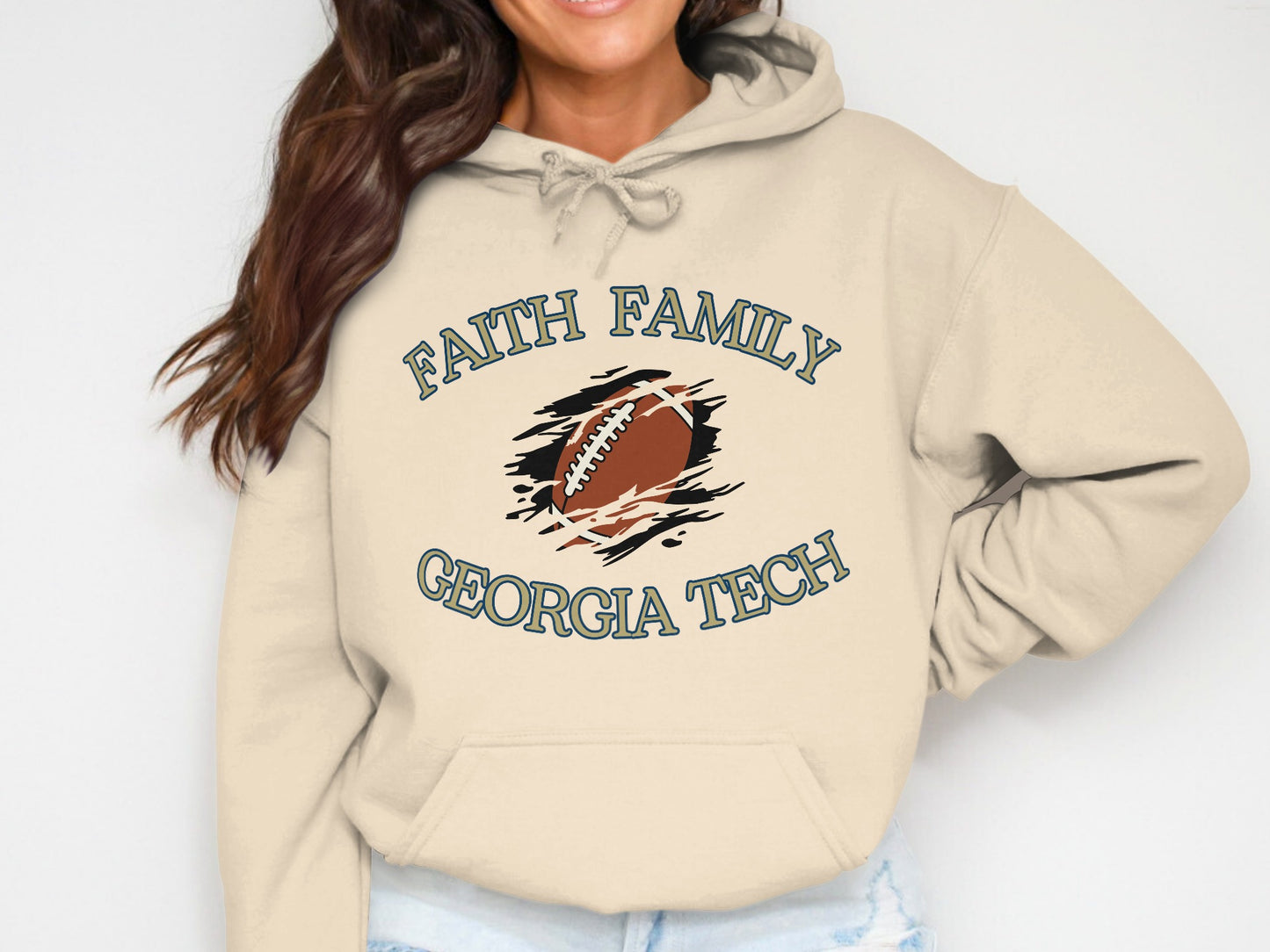 Faith Family Georgia Tech Football Hoodie product
