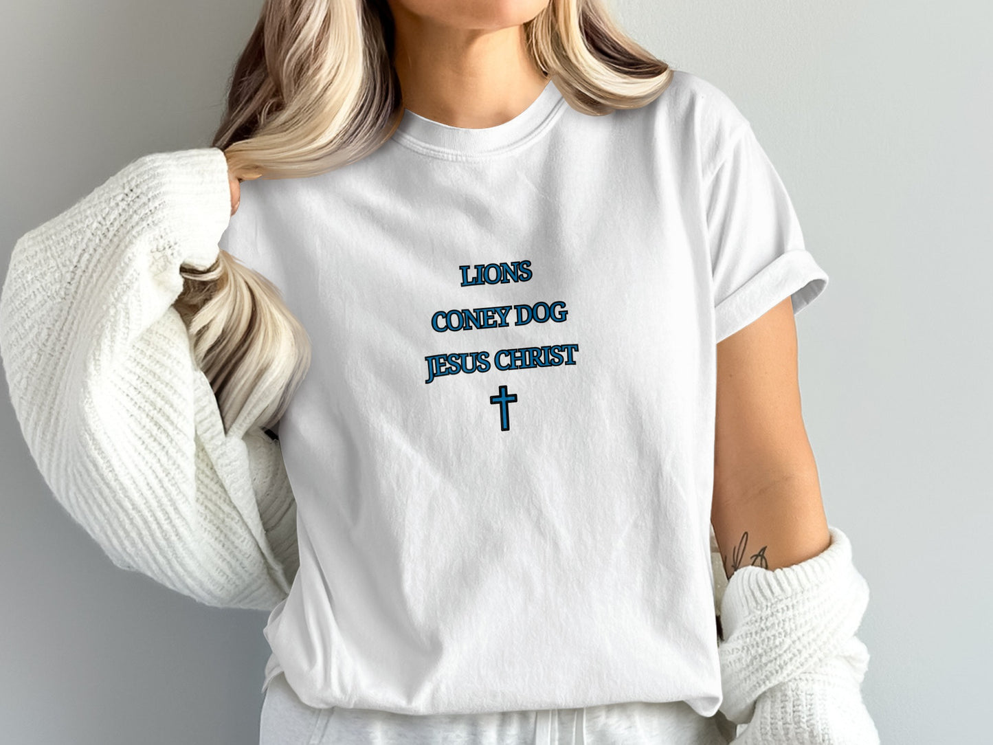 Lions ConeyDog Jesus Christ T-Shirt product type
