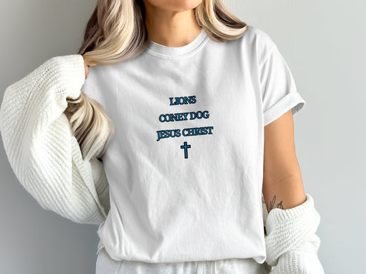 Lions ConeyDog Jesus Christ T-Shirt product type
