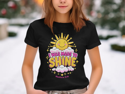 I Was Made To Shine Matthew 5:16 T-shirt product