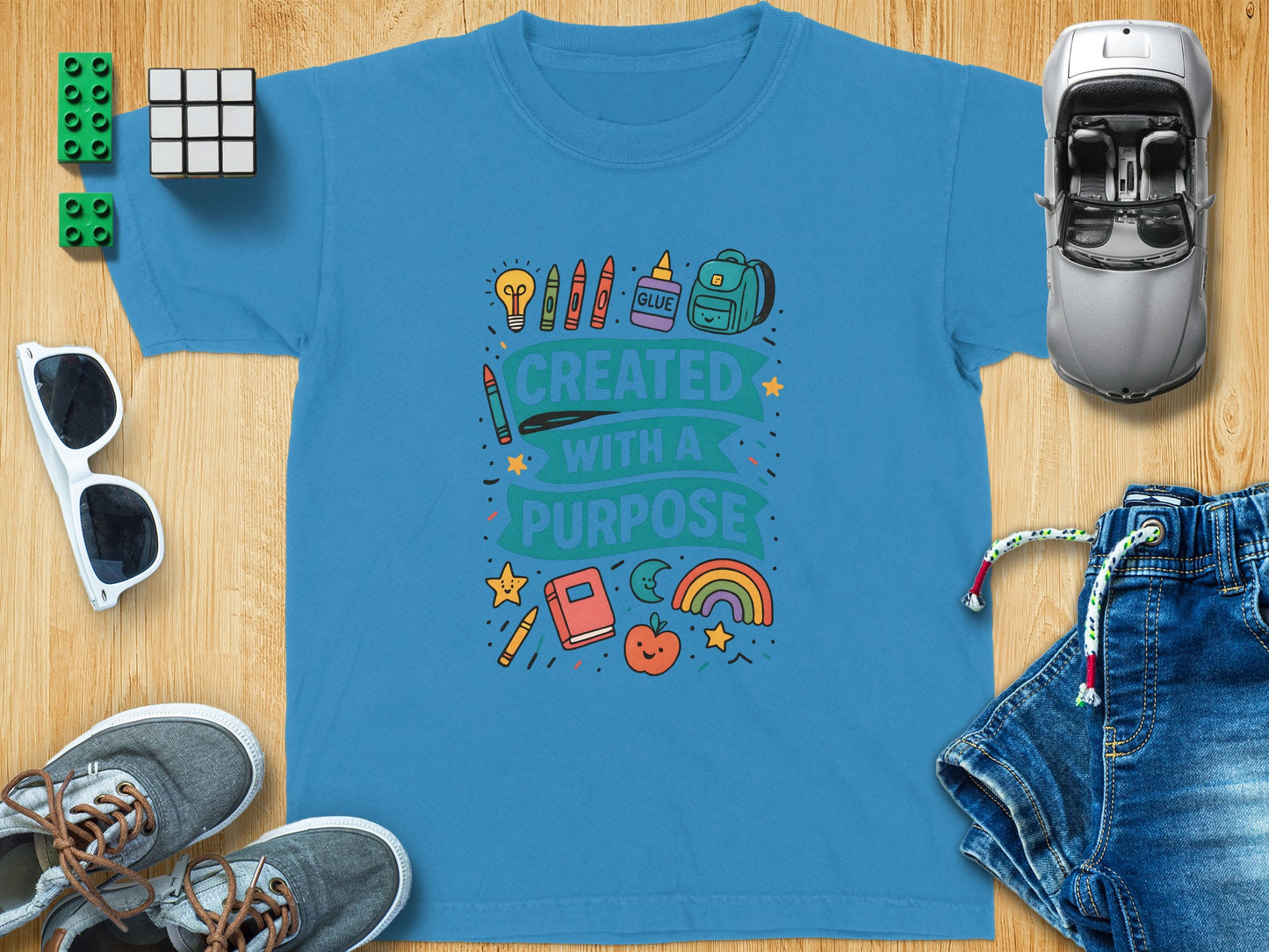 Created with a Purpose Graphic Tee Product