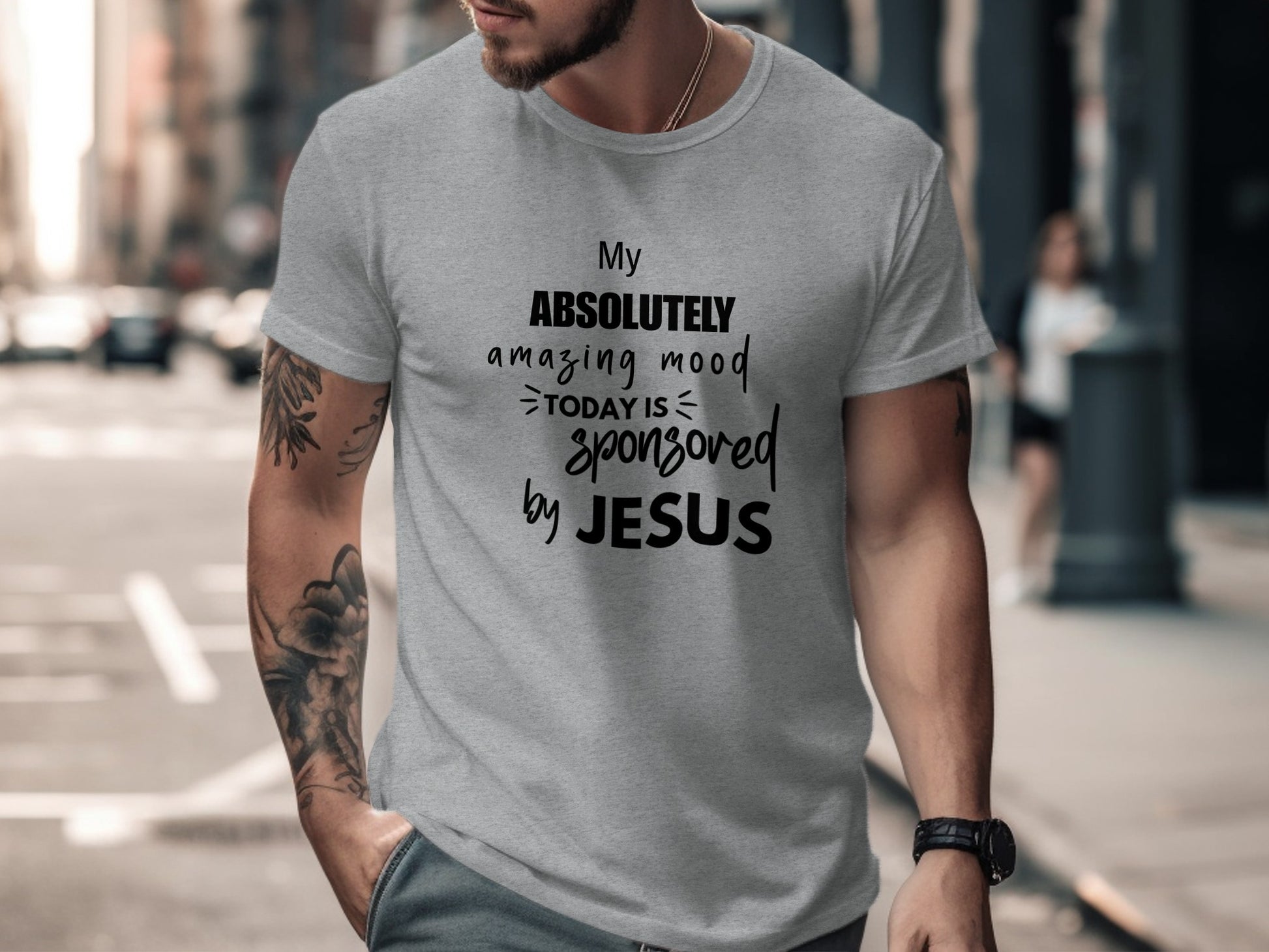 My Absolutely Amazing Mood Sponsored Jesus T-shirt