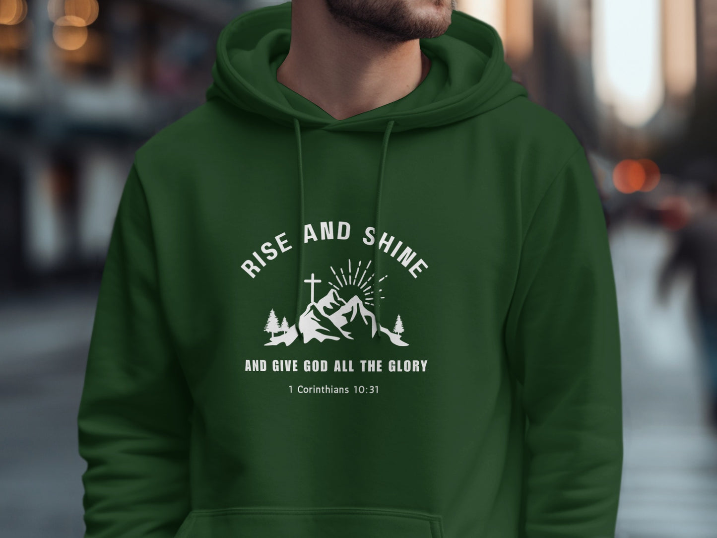 Rise and Shine Give God All the Glory Hoodie product type