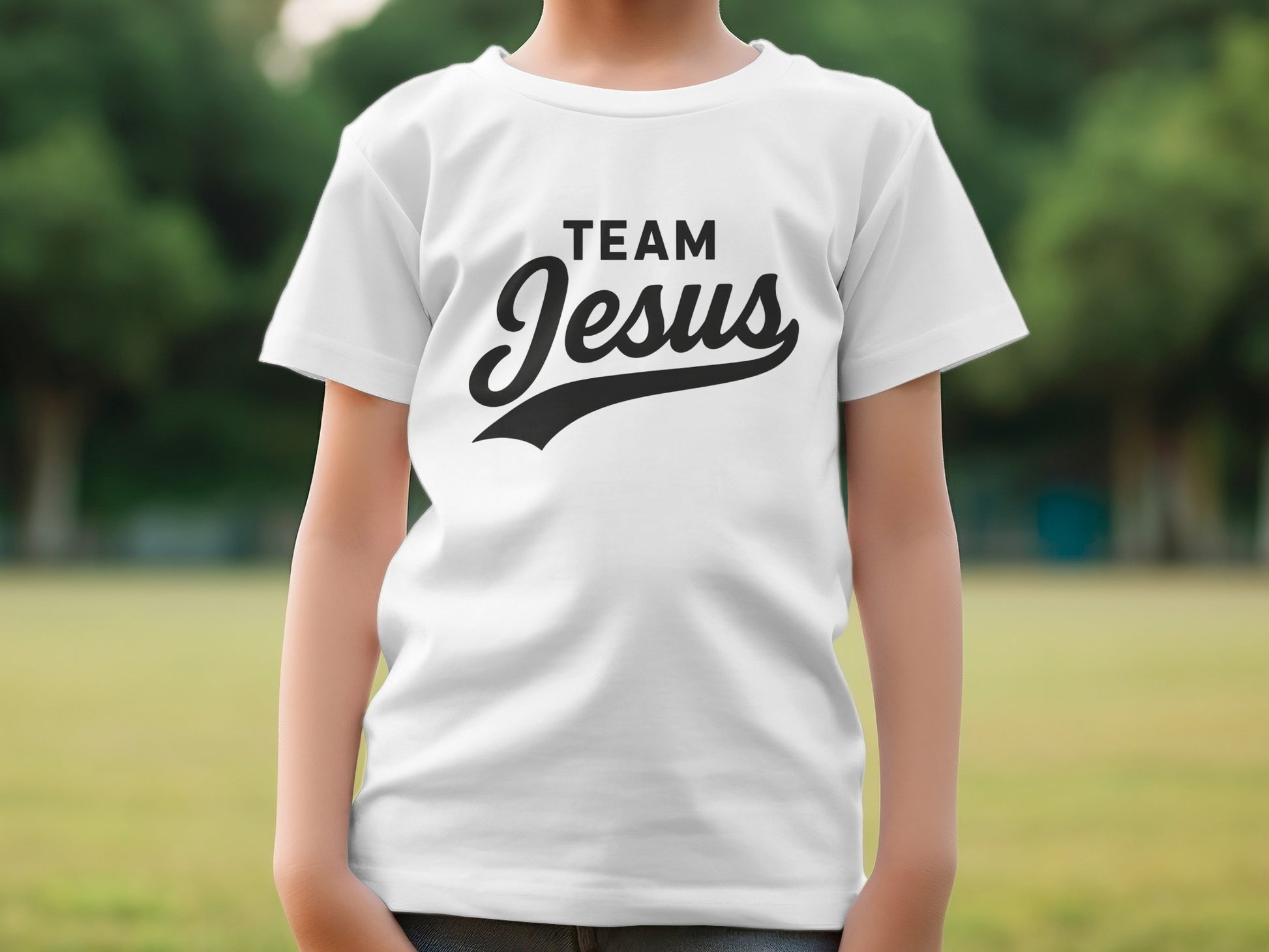 Team Jesus graphic t-shirt for kids and adults