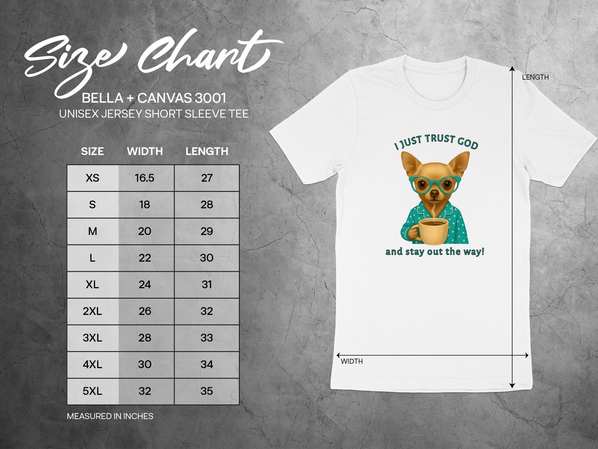 I Just Trust God And Stay Out The Way Tee