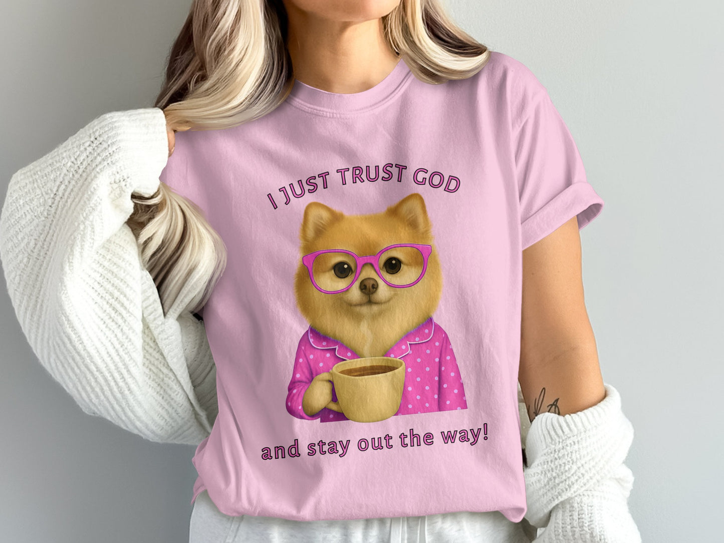 I Just Trust God And Stay Out The Way T-shirt
